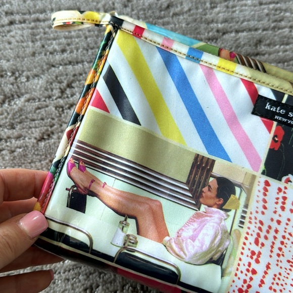 Kate Spade Y2K Rare Collage Cosmetic Pouch - Picture 2 of 14